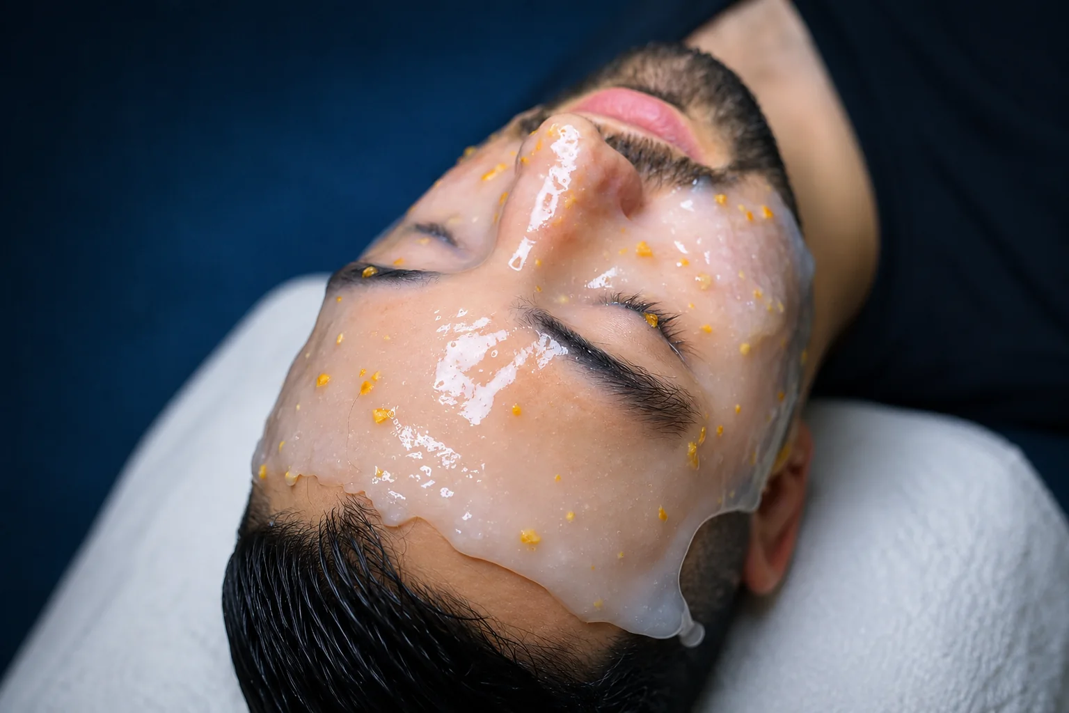 Representación ilustrativa de hidratación facial