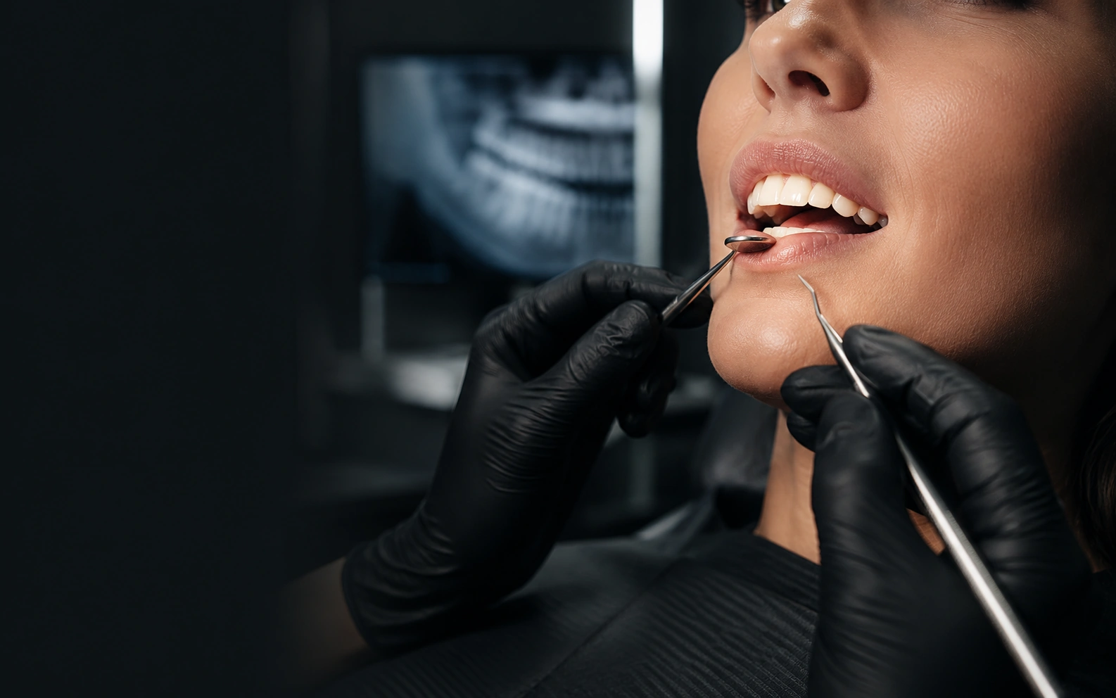 Valoración odontológica ilustrativa con apoyo de imagen dentomaxilofacial